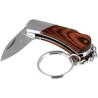 WLMW3209 image(1) - Wilmar Corp. / Performance Tool Mini Folding Knife Wood Handle