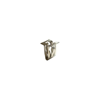 AVC20883 image(0) - AUVECO 20883 Bezel and Scuff Plate Molding Fastener, 15/32 in W x 11/16 in H, Metal, Zinc