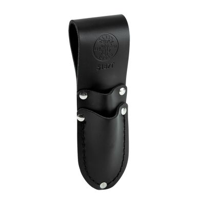 KLE5188T image(0) - Klein Tools Leather Cable Splicer Knife Holder, Tunnel Connect