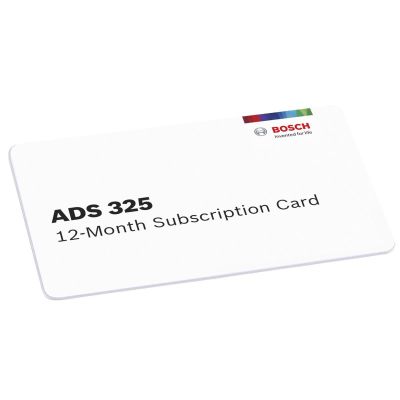 BOS3925-SUB image(0) - Bosch ADS 325 12-Month Software Subscription