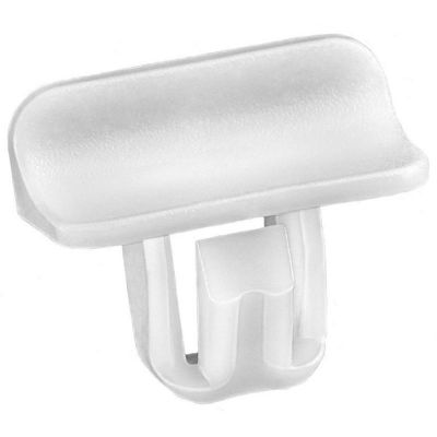 AVC21835 image(0) - AUVECO 21835 Molding Clip, (11.5 x 21 mm) Head x 11 mm L Stem x 17 mm H, Nylon, White