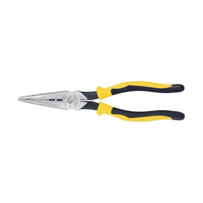 KLEJ2038N image(0) - Klein Tools Pliers, Needle Nose Side-Cutters, Stripping, 8-Inch