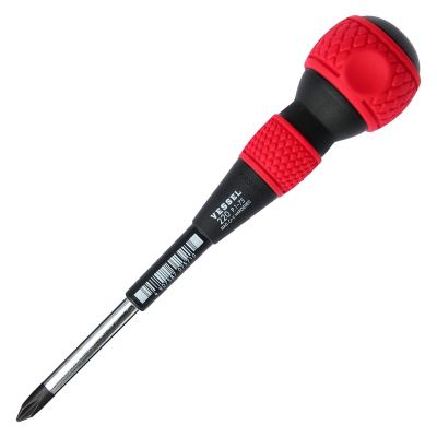 VES220P175 image(0) - Vessel Tools No.220 Ball Grip Screwdriver PH1x75