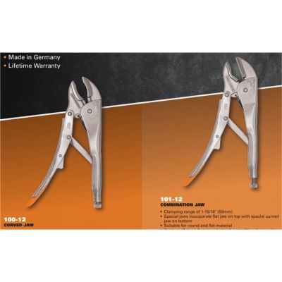 KASLNG903 image(0) - Lang Tools (Kastar) 2pc 12" Locking Pliers Set