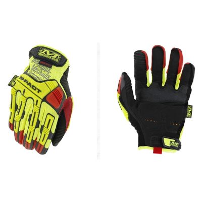 MECSMP-X91-009 image(0) - Mechanix Wear Hi-Viz M-Pact D4-360 Gloves Medium