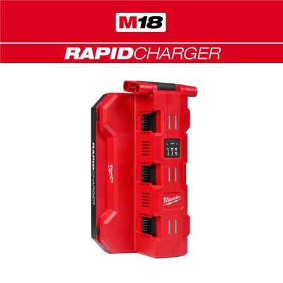 MLW48-59-1817 image(0) - Milwaukee Tool M18  Six Bay Daisy Chain Rapid Charger