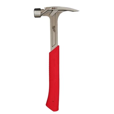 MLW48-22-9020 image(0) - Milwaukee Tool 20oz Smooth Face Rip Claw Hammer