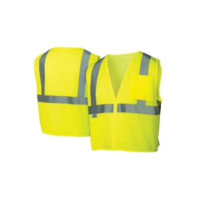 PYRRVZ2110XL image(0) - Pyramex Safety - Safety Vest - Hi-Vis Lime - Size Extra Large