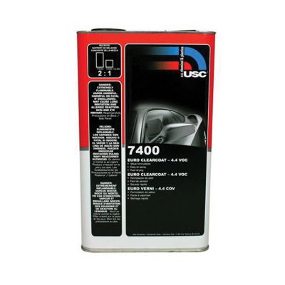 USC7400-5 image(0) - US Chemical 7400-5 Clearcoat, 5 L Can, Liquid, 2:1 Mixing