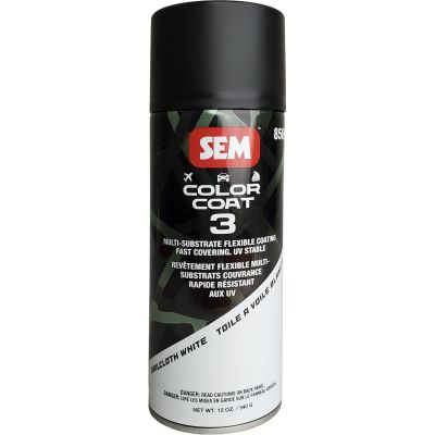 SEM85603 image(0) - SEM Paints Color Coat 3 Sailcloth White 16 oz Aerosol