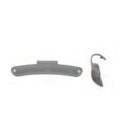 PWWLH050Z image(0) - Wegmann Automotive 0.5 oz Zinc Coated Clip-on LHZ Purple Series Wheel Weight (Box of 25)