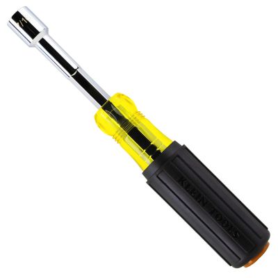 KLE65456MAG image(0) - Klein Tools Color-Coded Magnetic Hollow-Shaft Heavy-Duty Nut Driver Set, 6-Piece
