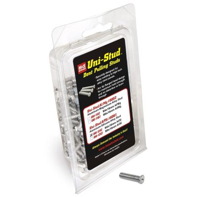 HSA1242 image(0) - H&S AutoShot UNI-1242 Aluminum Stud Dent Pull M4 x 16mm Al/Si #6061 Alloy (250-Pack)