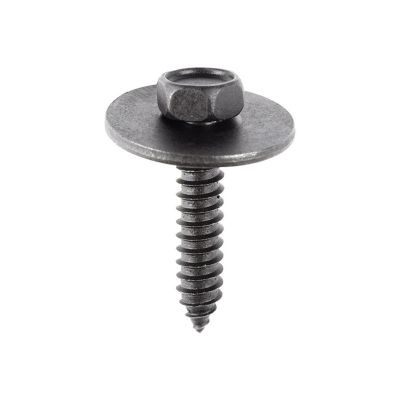 AVC12068 image(0) - AUVECO 12068 Hex Head Sems A/AB Point Tapping Screw, M6.3 x 1.81 mm Screw x 30 mm L, Phosphate