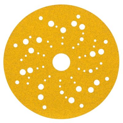 MMM53027 image(0) - 3M  Hookit Gold Abrasive Disc 53027, 5-inch (125mm), Dust-Free