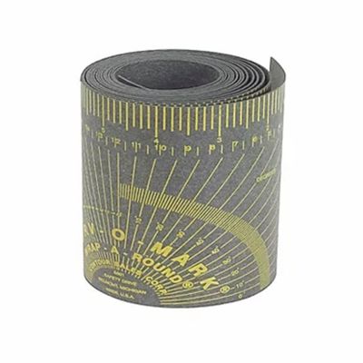 SRW14764 image(0) - Jackson Safety Large Wrap-A-Round Pipe Ruler - Gray