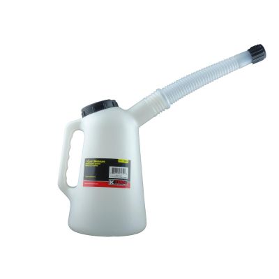 KTI74649 image(0) - K Tool International Plastic Measure Flex Spout with Lid 1 Quart