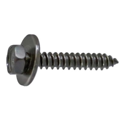 AVC18336 image(0) - AUVECO 18336 Hex Head Sems A/AB Point Tapping Screw, M4.2 - 1.41 Screw x 25 mm L x 7 mm Across Flats