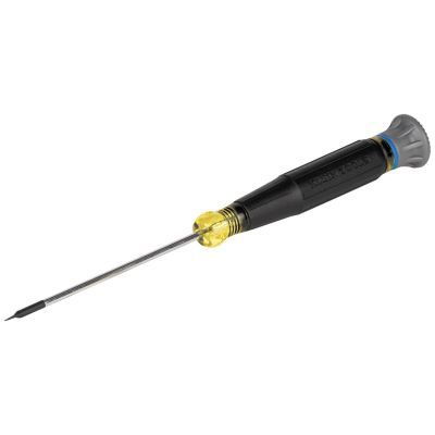 KLE6233 image(0) - Klein Tools #0 Phillips Precision Screwdriver, 3-Inch Shank