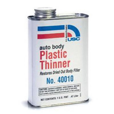 USC40010 image(0) - US Chemical 40010 Plastic Thinner, 16 oz Can, Amber Brown, Liquid