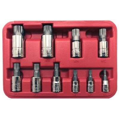 CTA3038 image(0) - CTA Manufacturing 10 Piece XZN Socket Set
