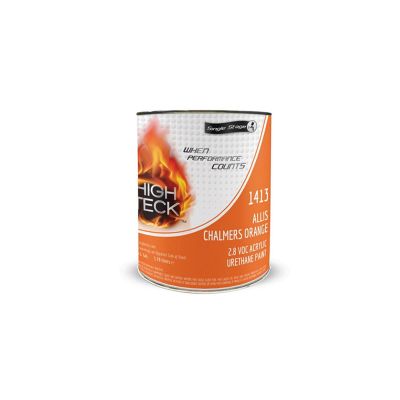 HIT1413-1 image(0) - High Teck Products 1413-1 Series 1400 Acrylic Urethane Factory Pack 2K Single Stage Paint, 1 gal, Allis Chalmers Orange