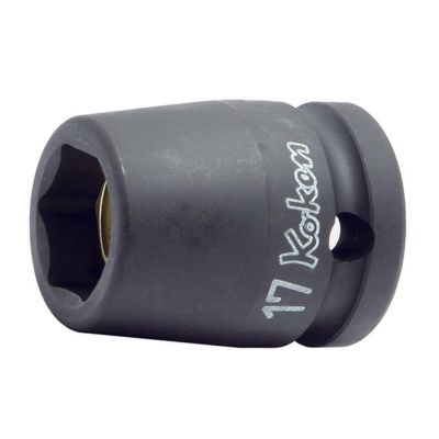 KKN14400MG-15 image(0) - Ko-ken USA 14400MG-15 1/2 Sq. Dr. Socket 15mm 6 point Length 38mm Magnet