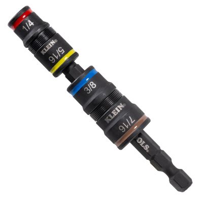 KLE32933 image(0) - Klein Tools 7-in-1 Impact Flip Socket Set