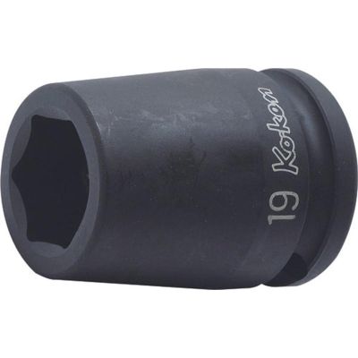 KKN15410M-21 image(0) - Ko-ken USA 15410M-21 5/8 Sq. Dr. Socket 21mm Surface Length 47.5mm