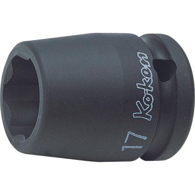 KKN14410M-26 image(0) - Ko-ken USA 14410M-26 1/2 Sq. Dr. Socket 26mm Surface Drive Length 38mm