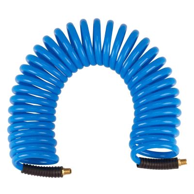 INT7780 image(0) - American Forge & Foundry Recoil Air Hose - 3/8" x 25' - 1/4" Brass Fittings