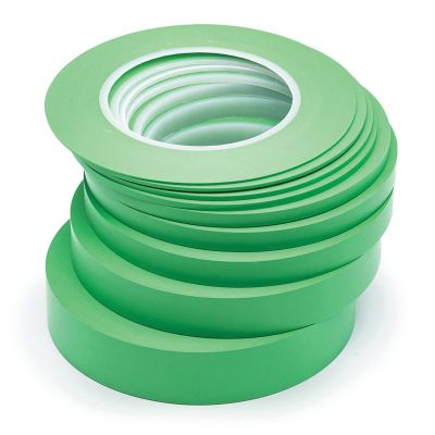 JTA11051255 image(0) - JTAPE Unlimited 1105.1255 Fine Line Masking Tape, 60 yd x 1/2 in, 0.15 mm THK, PVC Backing, Green