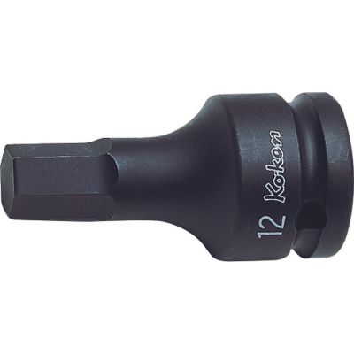 KKN14012M-60-8 image(0) - Ko-ken USA 14012M.60-8 1/2 Sq. Dr. Bit Socket 8mm Hex Length 60mm