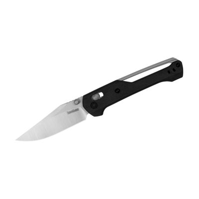 KER2063 image(0) - Kershaw Airspace Manual Open DuraLock Clip Point Point Blade EDC Folding Pocket Knife - Black