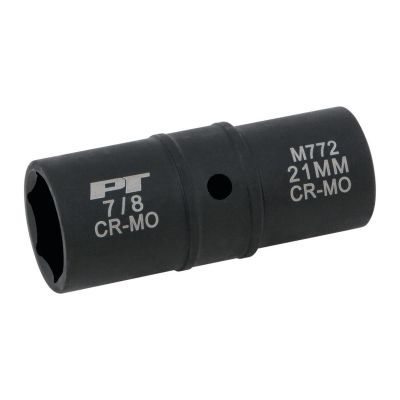 WLMM772 image(0) - Wilmar Corp. / Performance Tool 1/2" Dr. 7/8"/21mm Flip Impact Socket