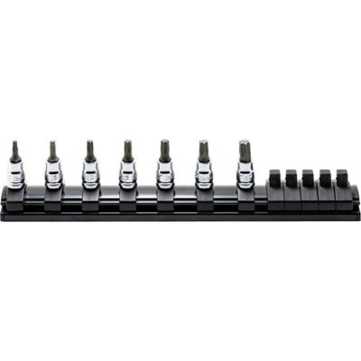 KKNRS2025Z-7-L50 image(0) - Ko-ken USA RS2025Z/7-L50 1/4 Sq. Dr. 7 Piece Z-Series TORX&Acirc;&reg; Bit Socket Set T10-T40  Length 50mm