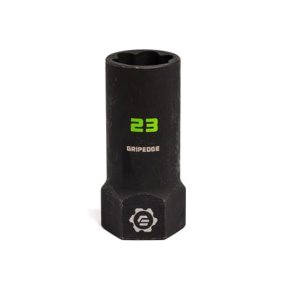 GETXCM23D image(0) - Grip Edge Tools 23mm 1/2" Dr RPT socket extractor with FORS (deep length)