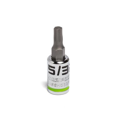 GETGEASSH532RPT image(0) - Grip Edge Tools 5/32" 1/4" Dr Short RPT Hex Bit Socket