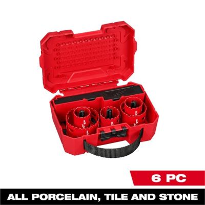 MLW49-56-5730 image(0) - Milwaukee Tool  Diamond Max Hole Saw Bit Set - 6PC