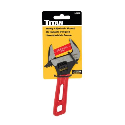 TIT12138 image(1) - Titan Stubby Adjustable Wrench