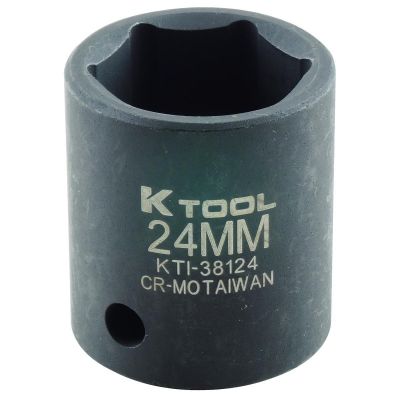 KTI38124 image(1) - K Tool International SOC IMP MET 1/2DR 24MM