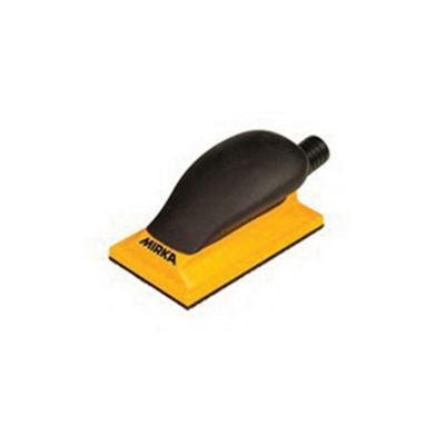 MRKMVHB35 image(0) - Mirka Abrasives MVHB35 Hand Sanding Block, 70 mm W x 125 mm L, Hook and Loop Attachment