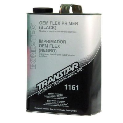 TRP1161 image(0) - Transtar Autobody Products 1161 OEM Flex Primer, 1 gal Can, Black, 173 sq-ft/gal at 2.5 mil Coverage