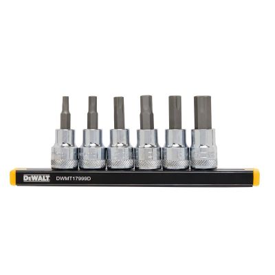 DWTDWMT17001 image(0) - DeWalt 3/8 inch Drive Metric Hex Bit Socket Set