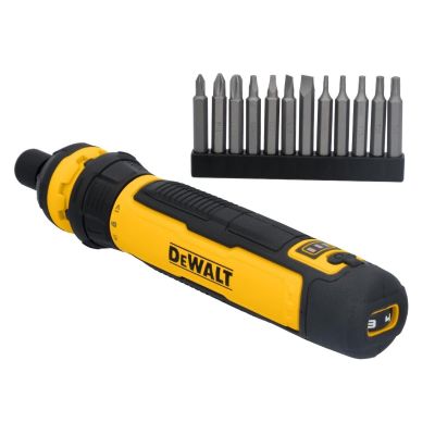 DWTDWHT66719 image(0) - DeWalt 4V Cordless Screwdriver 15 Pc Set
