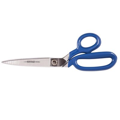 KLEG210LRBLU image(0) - Klein Tools Bent Trimmer w/Large Ring, Coated Handles, 10-Inch