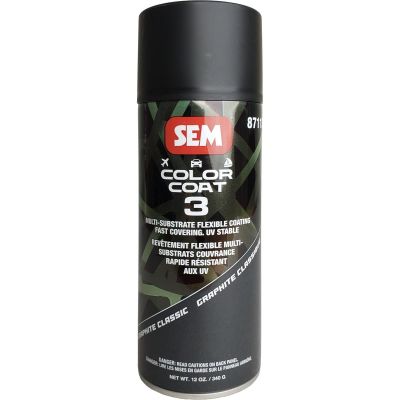 SEM87113 image(0) - SEM Paints Color Coat 3 Graphite Classic 16 oz Aerosol