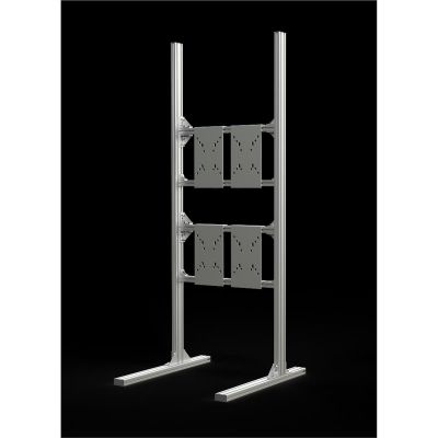 BLBALMSTD-4 image(0) - BluBird Aluminium Reel Stand - 4 Reels