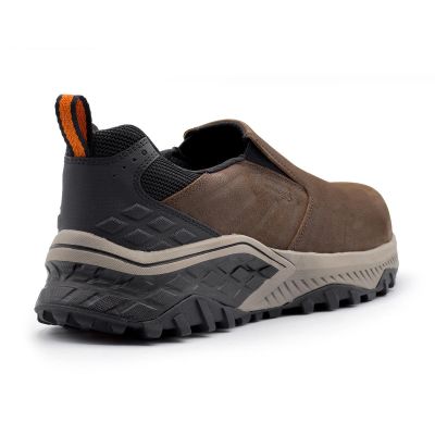FSIA8804-10.5-6E image(1) - Avenger Work Boots Summit Trail SD10 - Men's - CT|SD|SR|SF|B&W - Dark Brown / Grey - Size: 10.5 - 6E - (Extra Extra Wide)