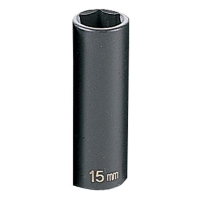 GRE1015MD image(0) - Grey Pneumatic 3/8" Drive x 15mm Deep Socket